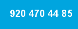 920 470 44 85 920 470 44 85